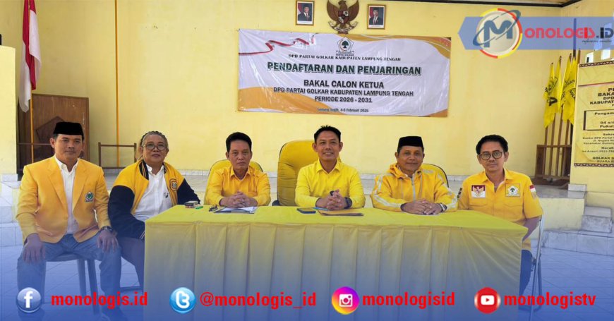 Musda Golkar Lampung Tengah Digelar 7 Februari