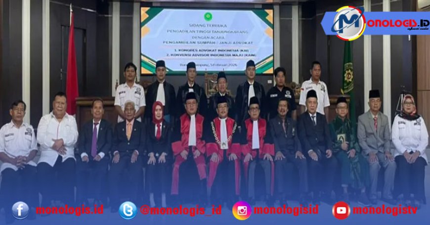 Periode Awal 2026, Pengadilan Tinggi Tanjung Karang Gelar Pengambilan Sumpah Para Advokat KAIM