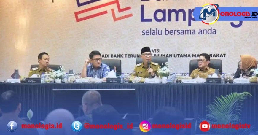 Ketua DPRD Lampung Minta Bank Lampung Lebih Profesional