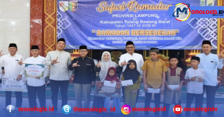 Safari Ramadhan Tubaba, Nadirsyah Tekankan Sinergi dan Kepedulian Sosial