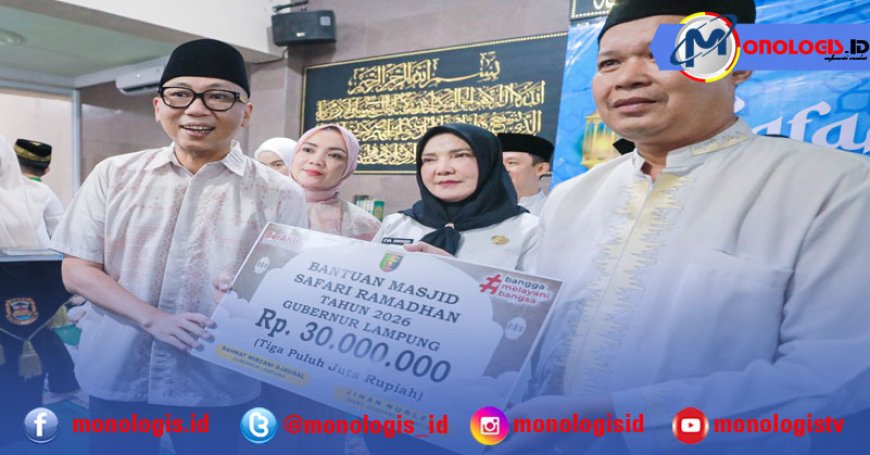 Safari Ramadhan Perkuat Sinergi Kota Bandarlampung dan Pemprov Lampung
