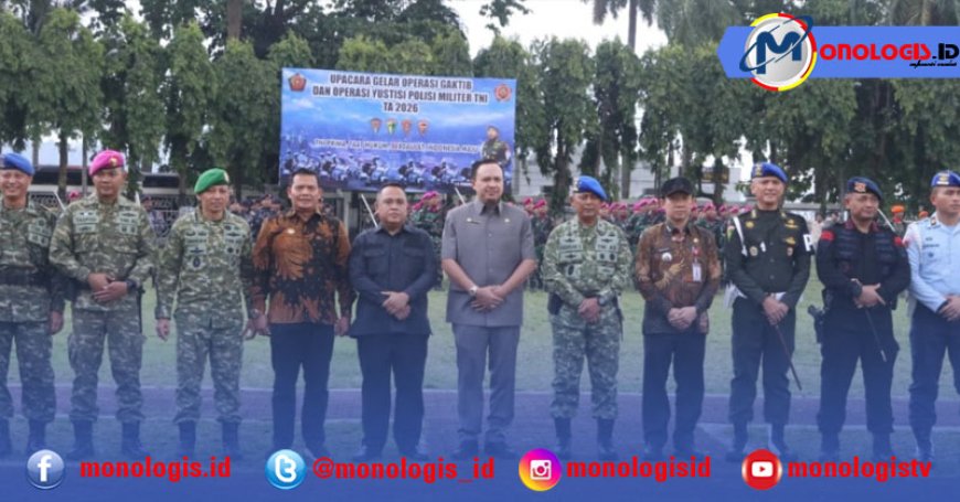 Komisi I DPRD Lampung Hadiri Gelar Operasi Gaktib TNI 2026