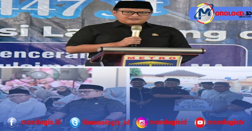 Ketua DPRD Lampung Pimpin Safari Ramadan di Metro