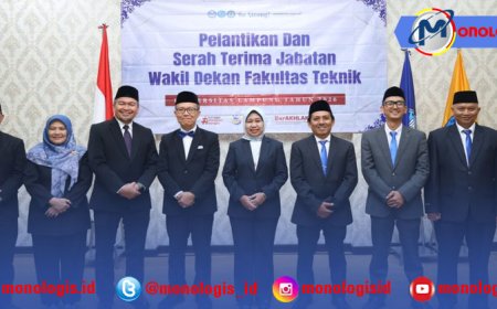 Para Pejabat Dekan FT-Unila Resmi Dilantik Rektor