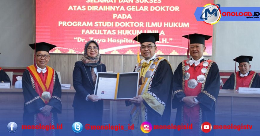 Gagasan Restorative Justice Terintegrasi Lahirkan Gelar Doktoral Di FH UNILA