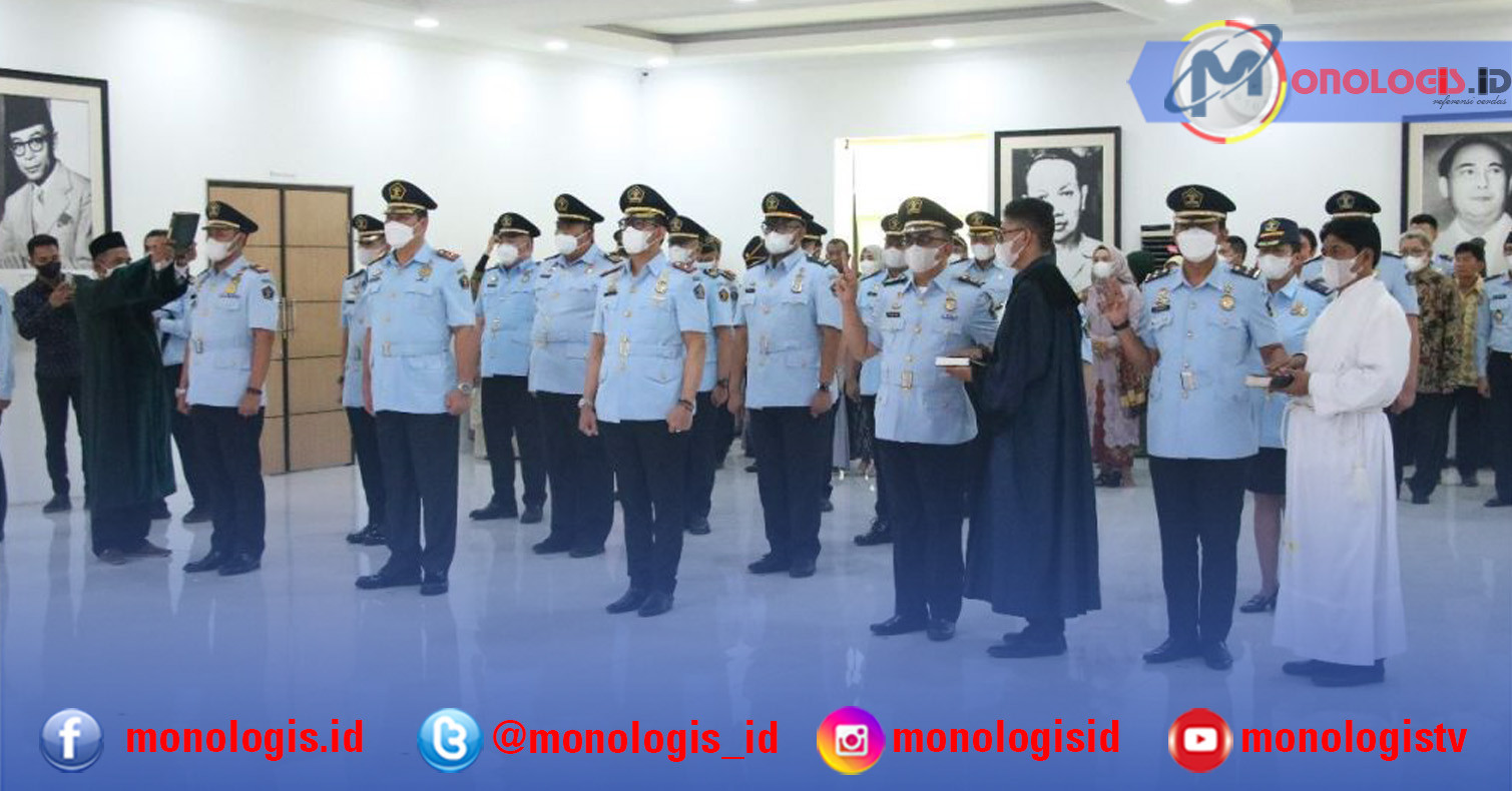 Belasan Pejabat Administrasi Kanwil Kemenkumhan Banten Dilantik