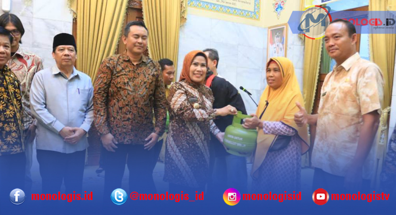 200 Pelaku UMKM di Kabupaten Serang Dapat Bantuan Tabung Elpiji 3 Kg dari Hiswana Migas