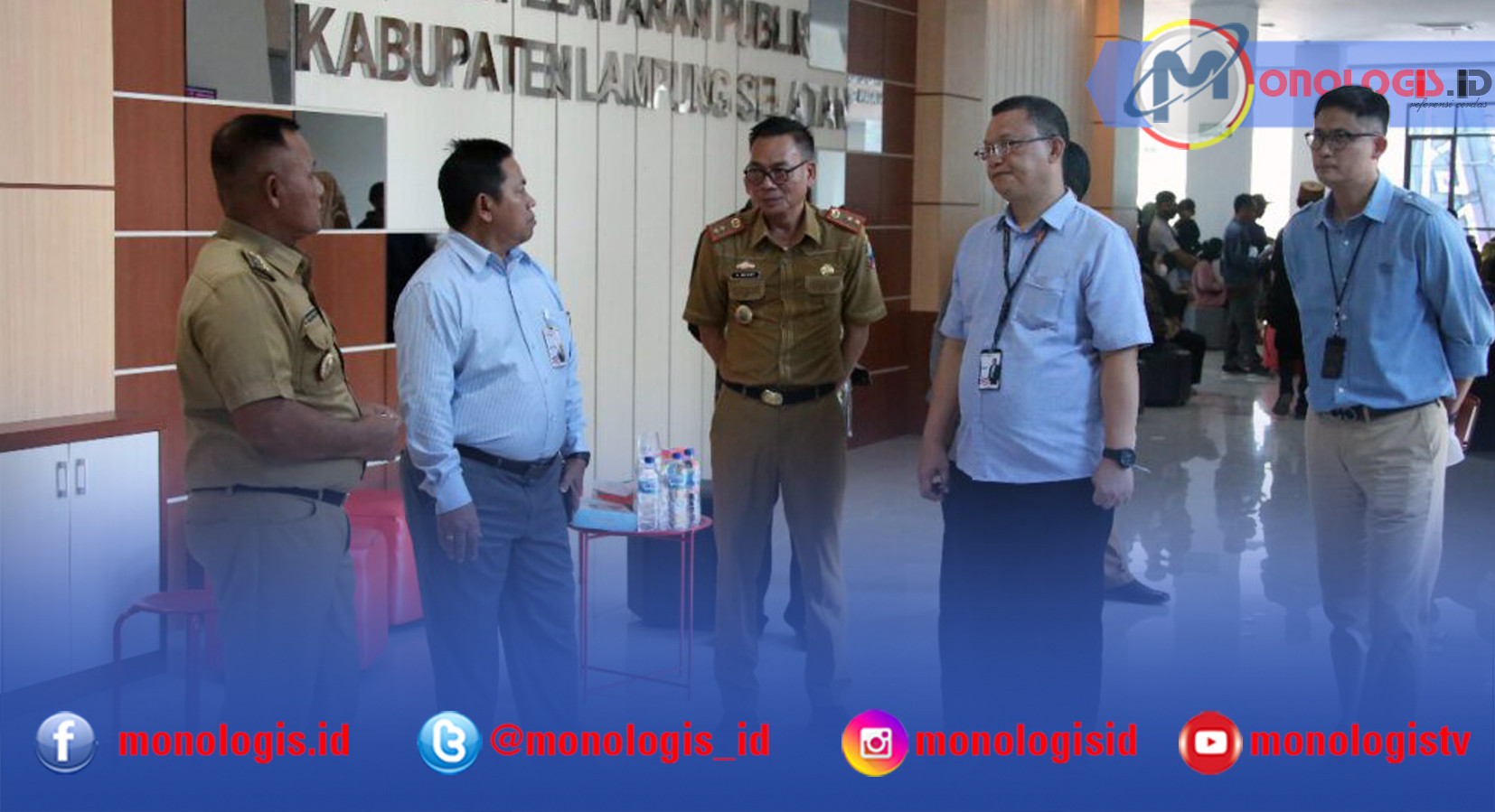 Dirut Bank Lampung Evaluasi Pelayanan di MPP Lampung Selatan