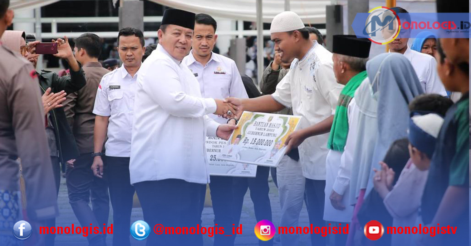Gubernur Lampung Bagikan Bantuan untuk Rumah Tahfiz dan Ponpes di Pesisir Barat
