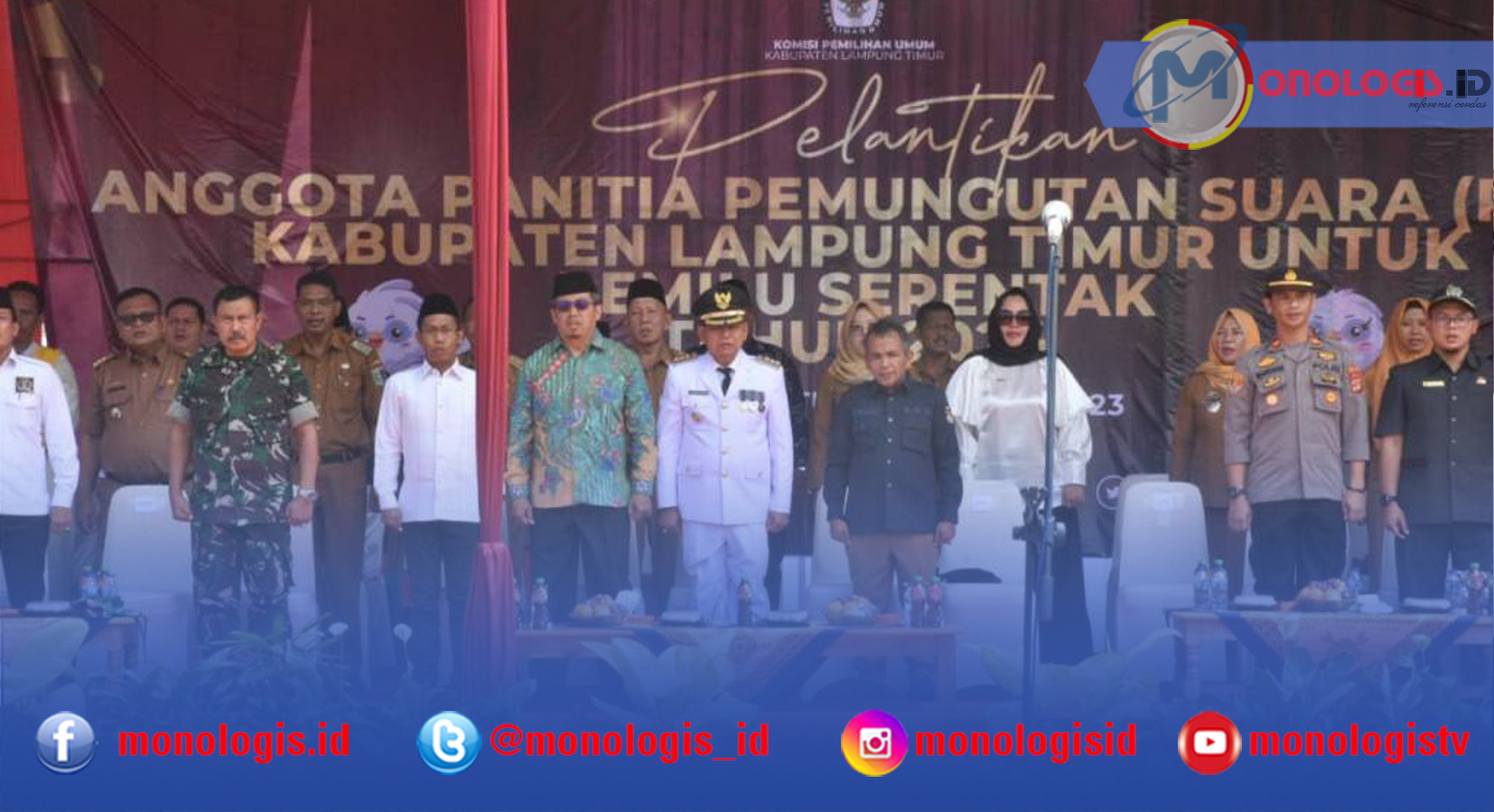 Dawam Rahardjo Hadiri Pelantikan PPS se-Lampung Timur