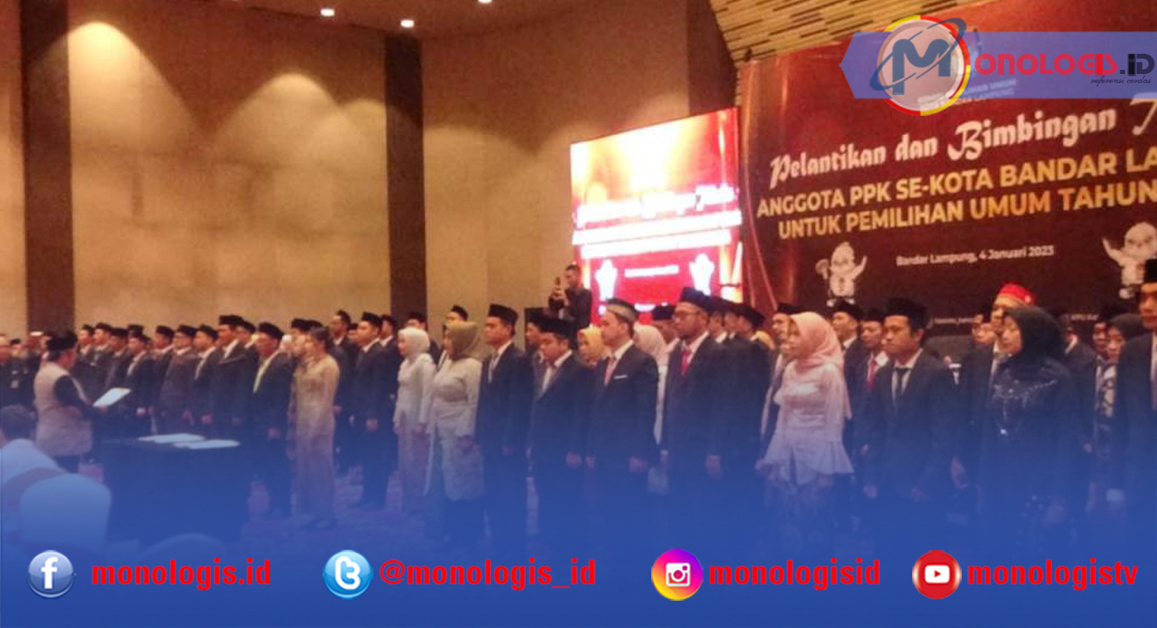 Wali Kota Bandarlampung Minta PPK Bertanggungjawab dan Jujur