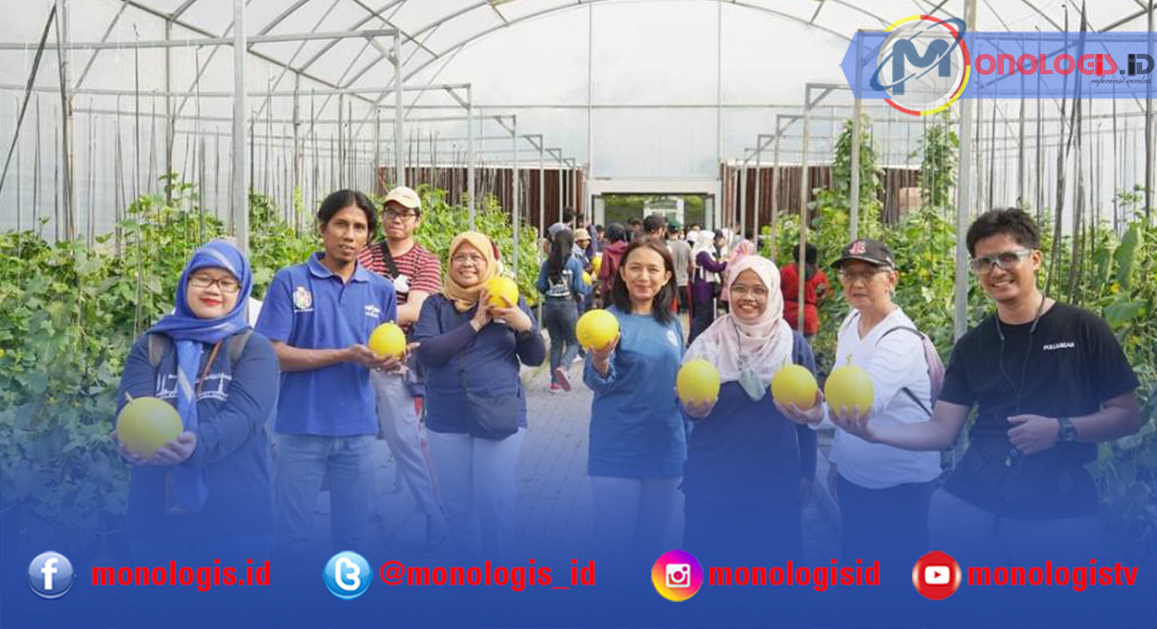 Kebun Raya ITERA Panen Raya Golden Melon