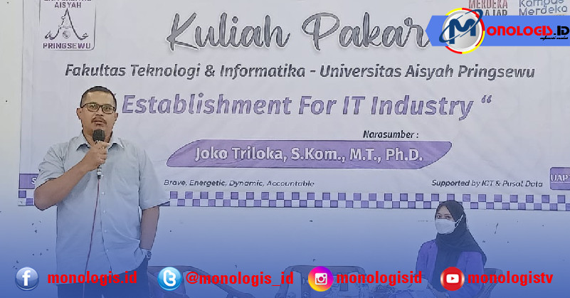 Dosen Magister Teknik Informatika IIB Darmajaya Jadi Narasumber Kuliah Pakar Perguruan Tinggi Ini