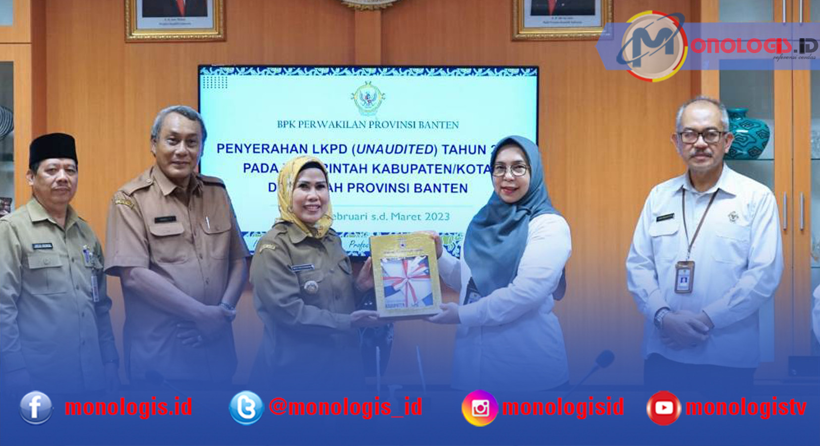 Pemkab Serang Tercepat di Banten Sampaikan LKPD 2022