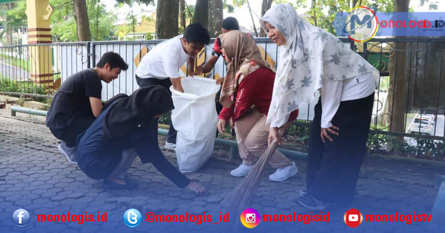 Peringati HPSN, OPD di Lampung Gelar Kegiatan Bersih Sampah