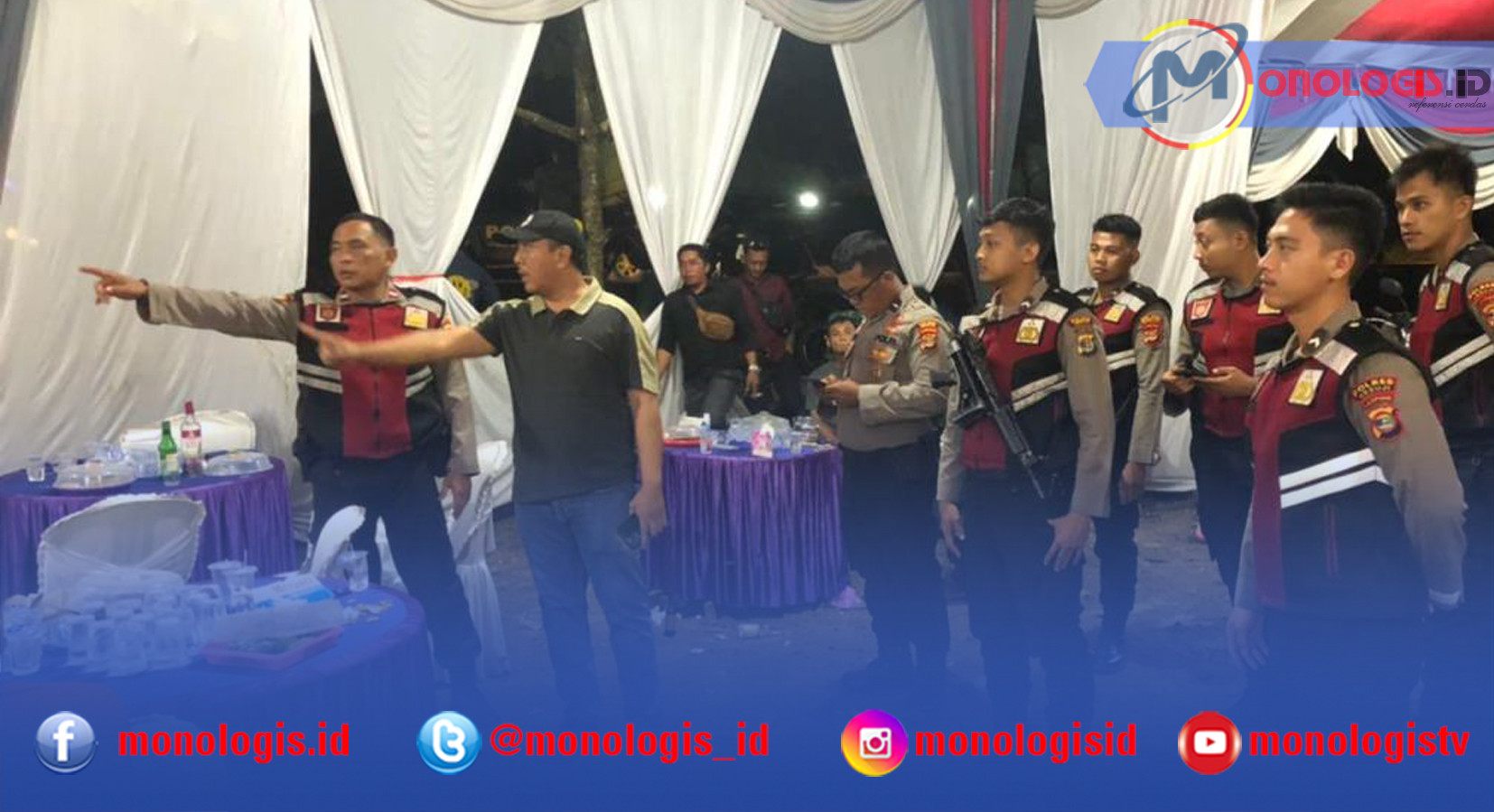 Dua Lokasi Orgen Tunggal di Mesuji Dibubarkan Polisi