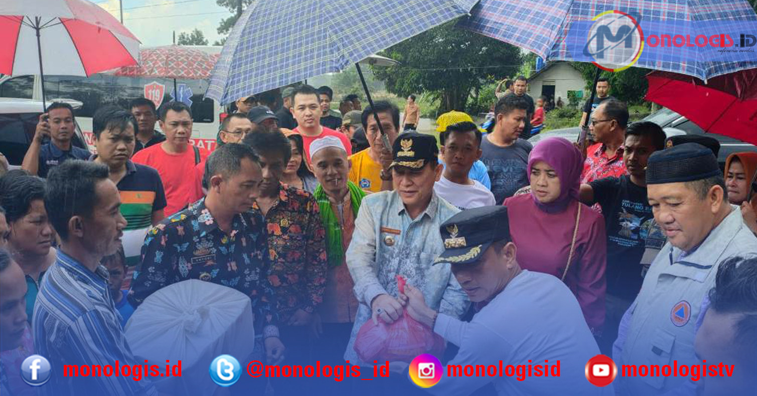 Qudrotul Ikhwan Bagikan Sembako ke Korban Banjir