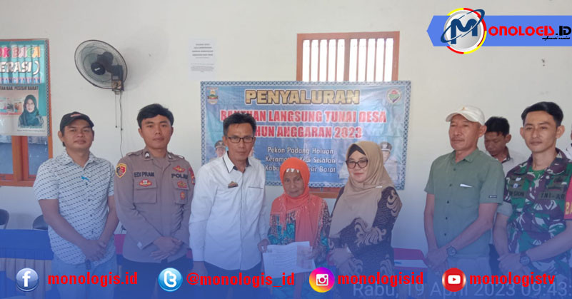Pekon Padanghaluan Pesisir Barat 'Cairkan' BLT-DD Kepada 18 KPM