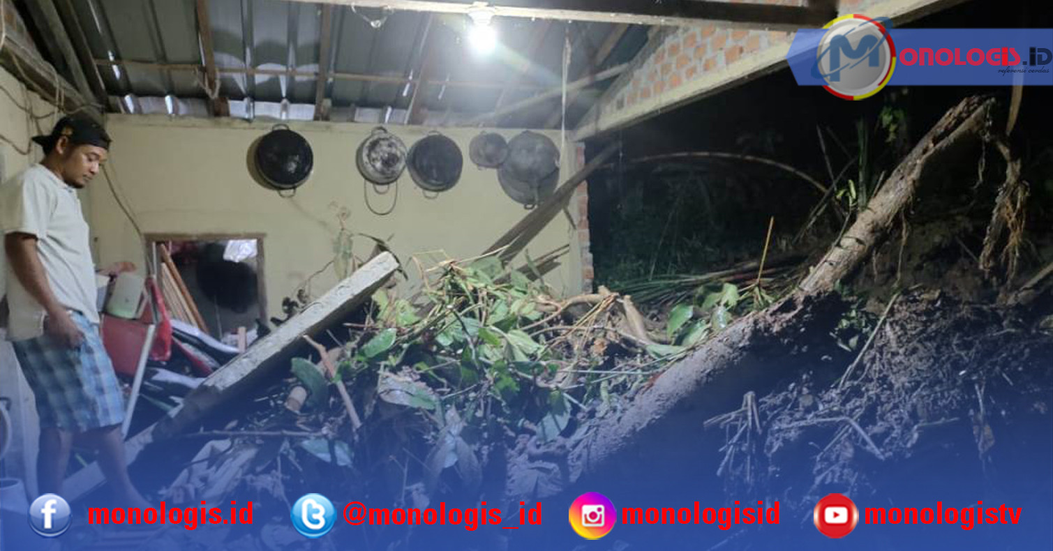 Tanah Longsor di Pesisir Barat, Satu Dapur Rumah Hancur