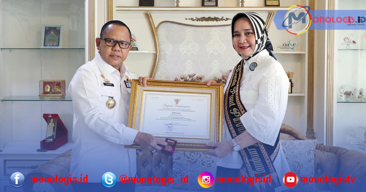 Bunda PAUD Lampung Terima Penghargaan Wiyata Dharma Pratama