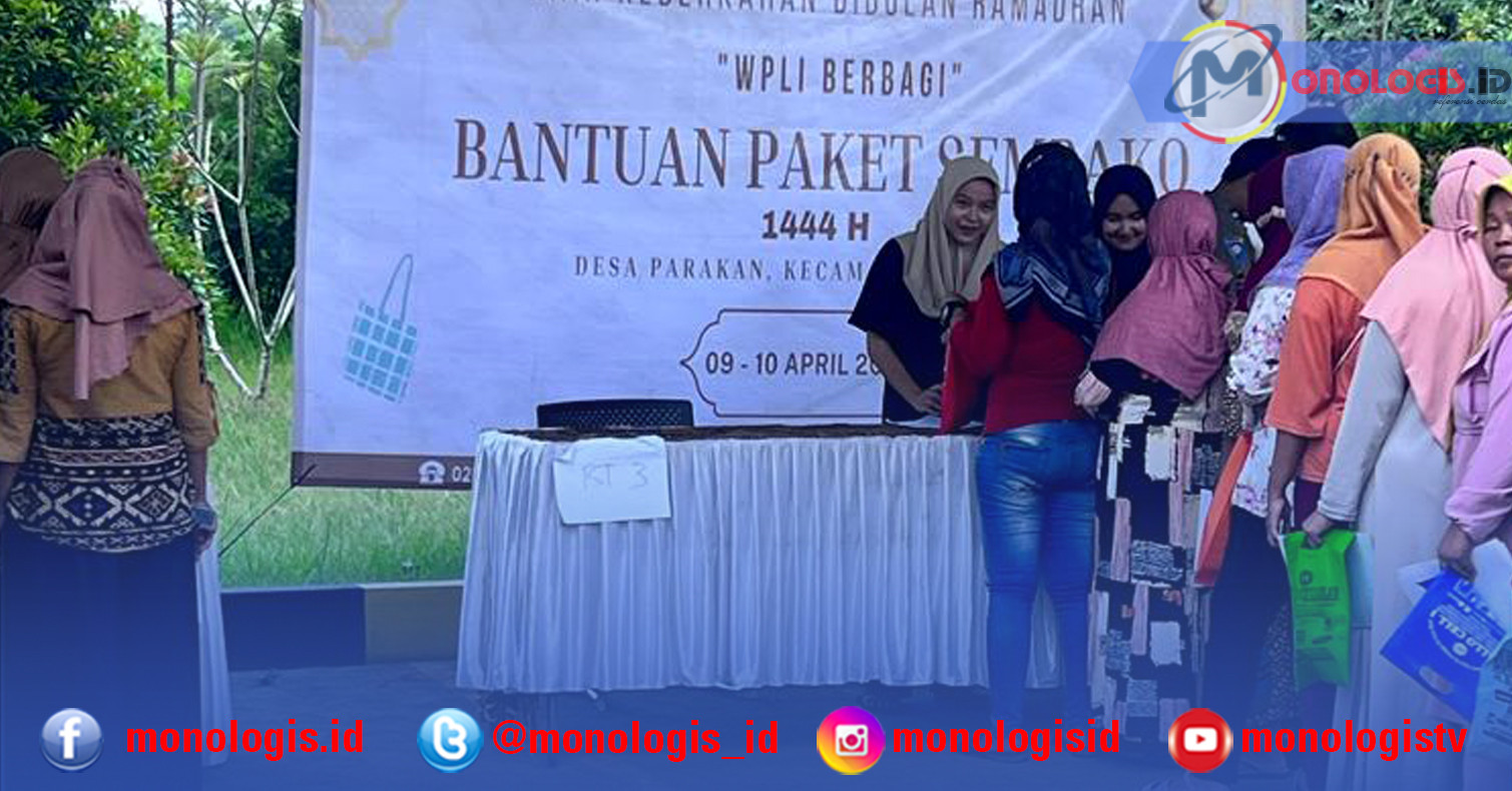 PT WPLI Bagikan 1.550 Paket Sembako