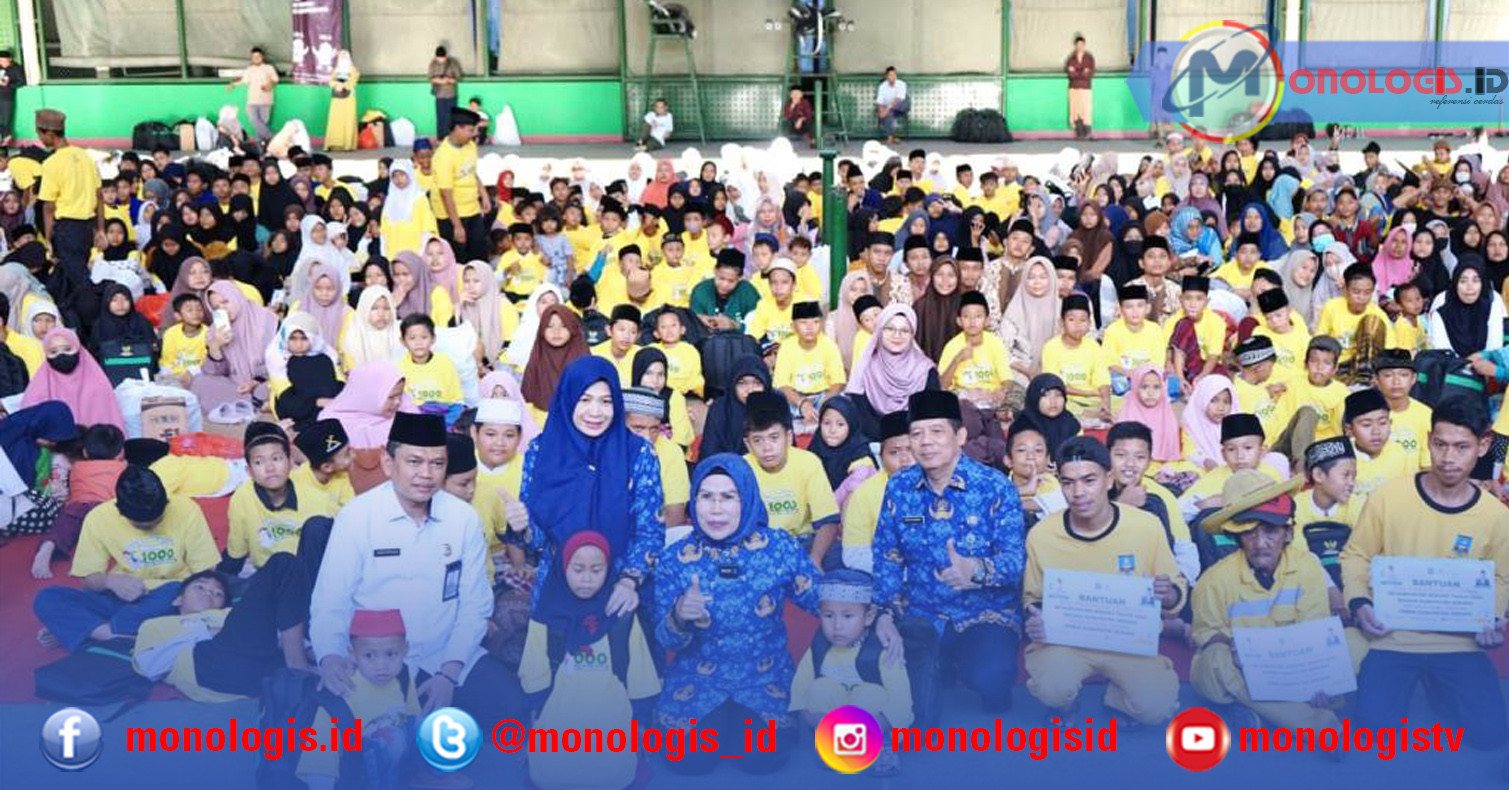 Bupati Serang Bareng Baznas Santuni 1.000 Anak Yatim
