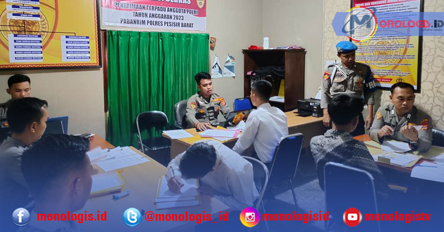 Polres Pesisir Barat Masih Layani Pendaftaran Calon Anggota Polri