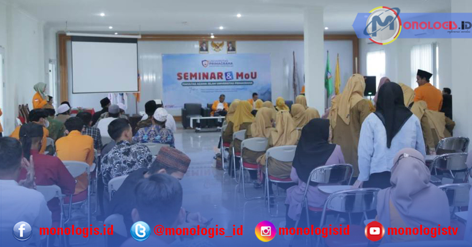 Gelar Seminar, FAI Universitas Primagraha MoU dengan Berbagai Lembaga