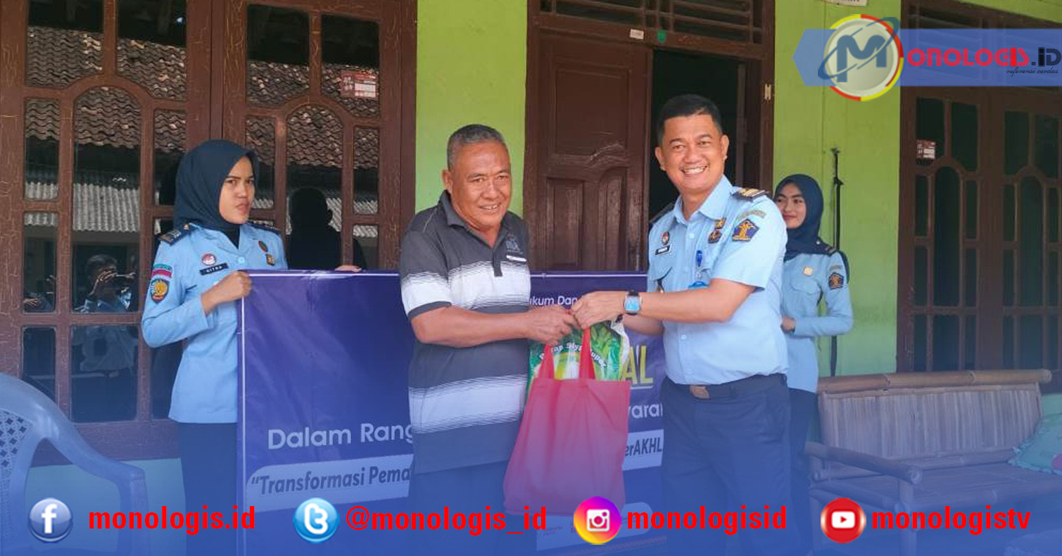 Rutan Sukadana Bagikan 50 Paket Sembako
