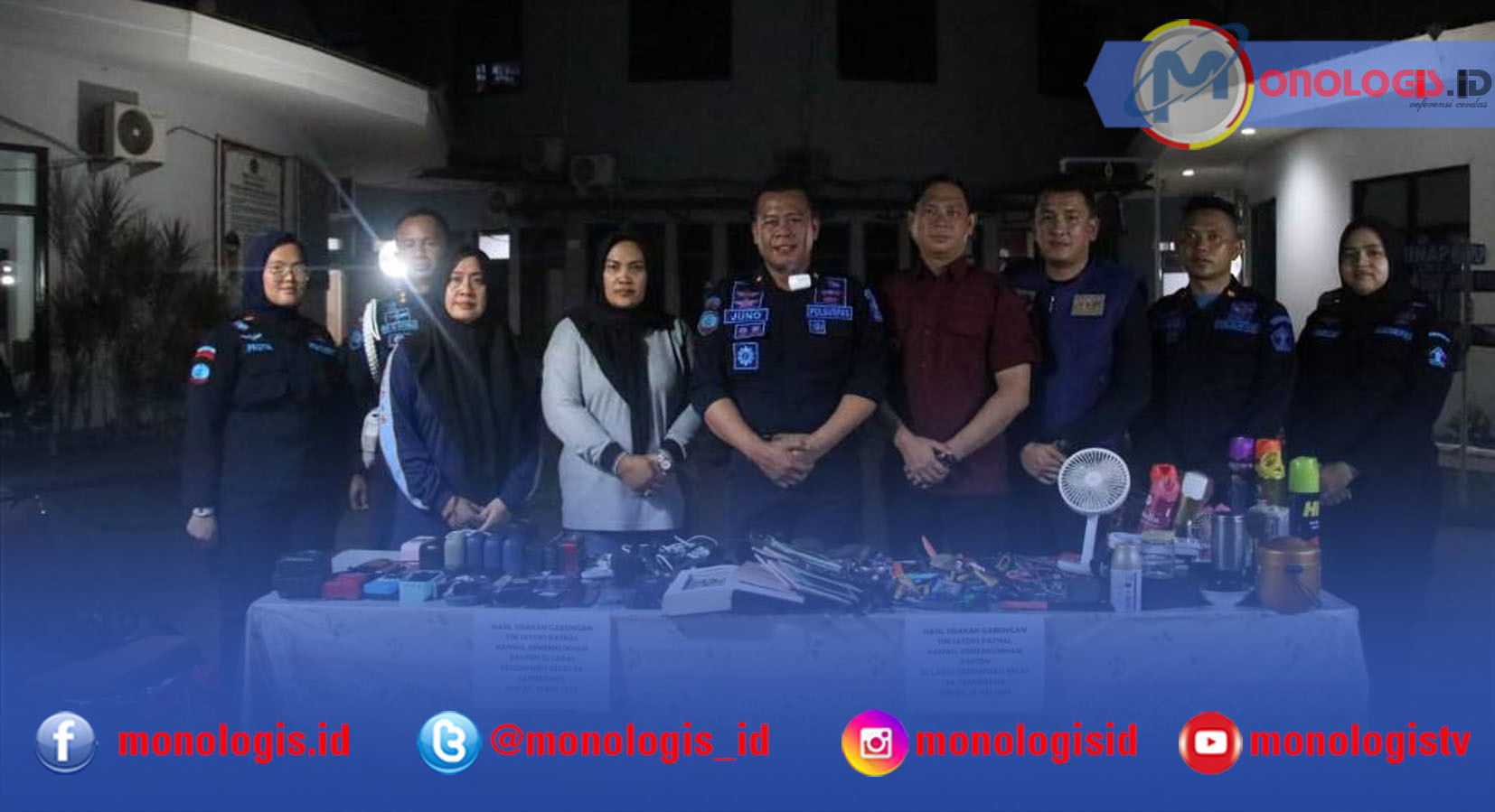 Kanwil Kemenkumham Banten Sidak Dua Lapas di Kota Tangerang