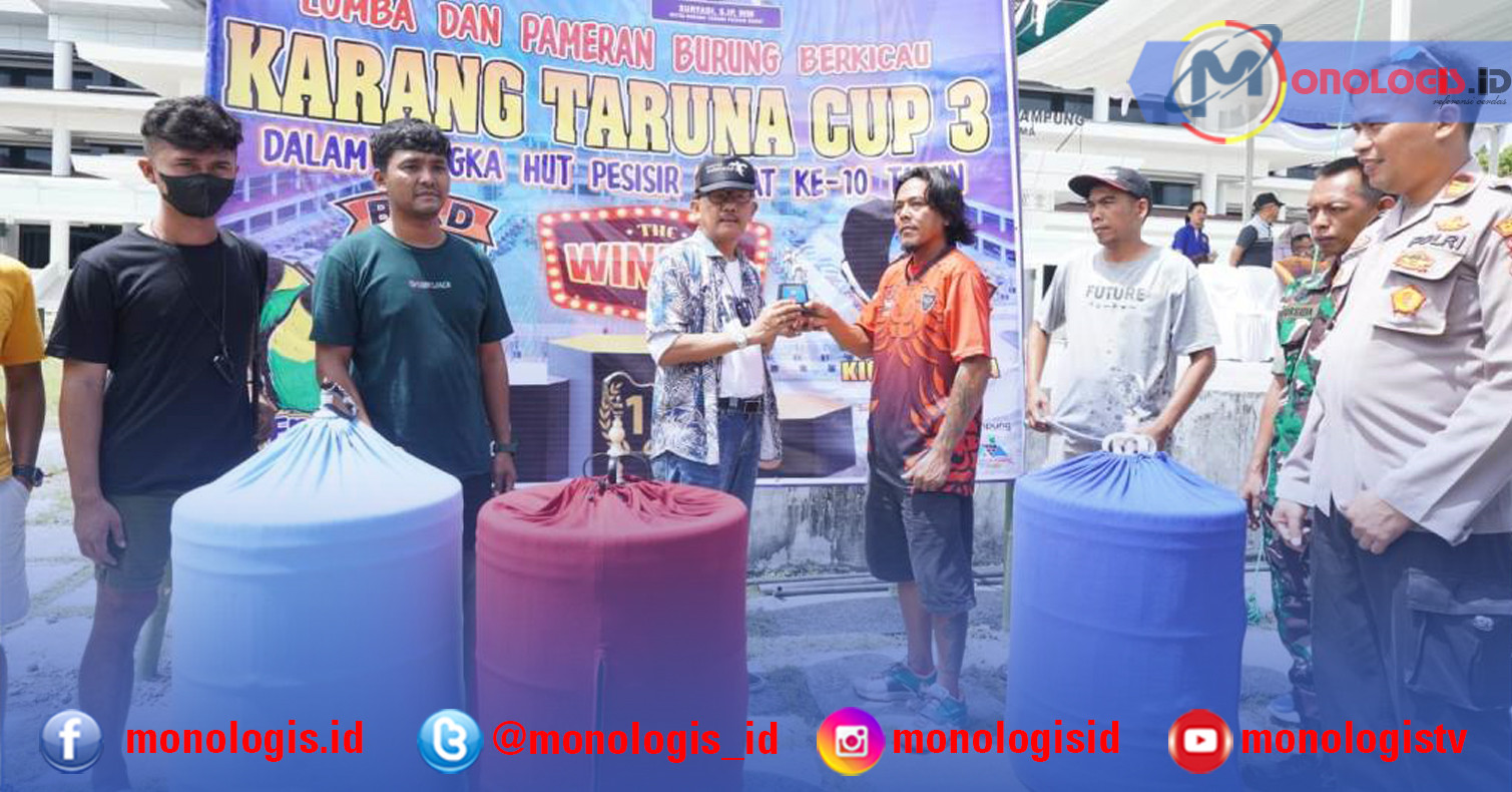 Meriahkan HUT ke-10 Pesisir Barat, 800 Peserta Ikuti Kicau Mania Karang Taruna Cup ke-3