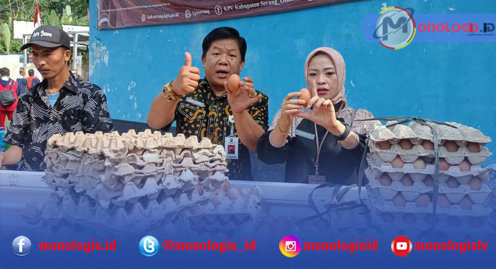Operasi Pasar Telur Ayam Diserbu Warga