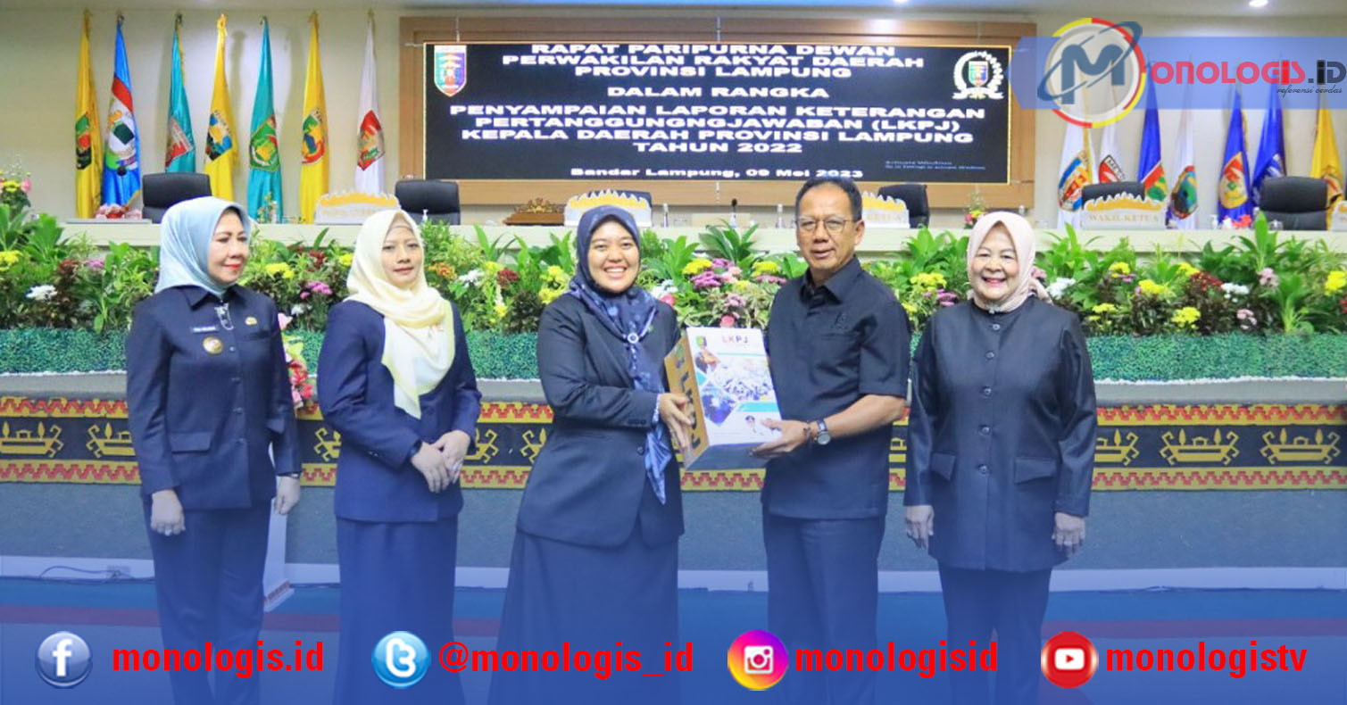 Wagub Lampung Serahkan LKPJ 2022 ke Ketua DPRD