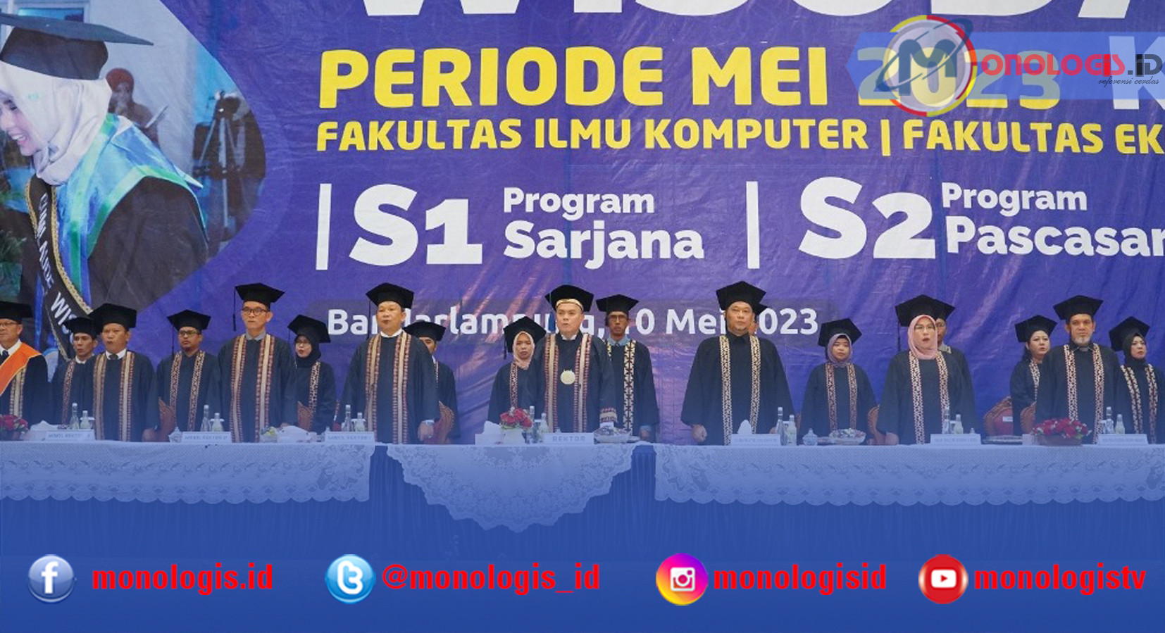 IIB Darmajaya Wisuda 323 Mahasiswa S1 dan S2