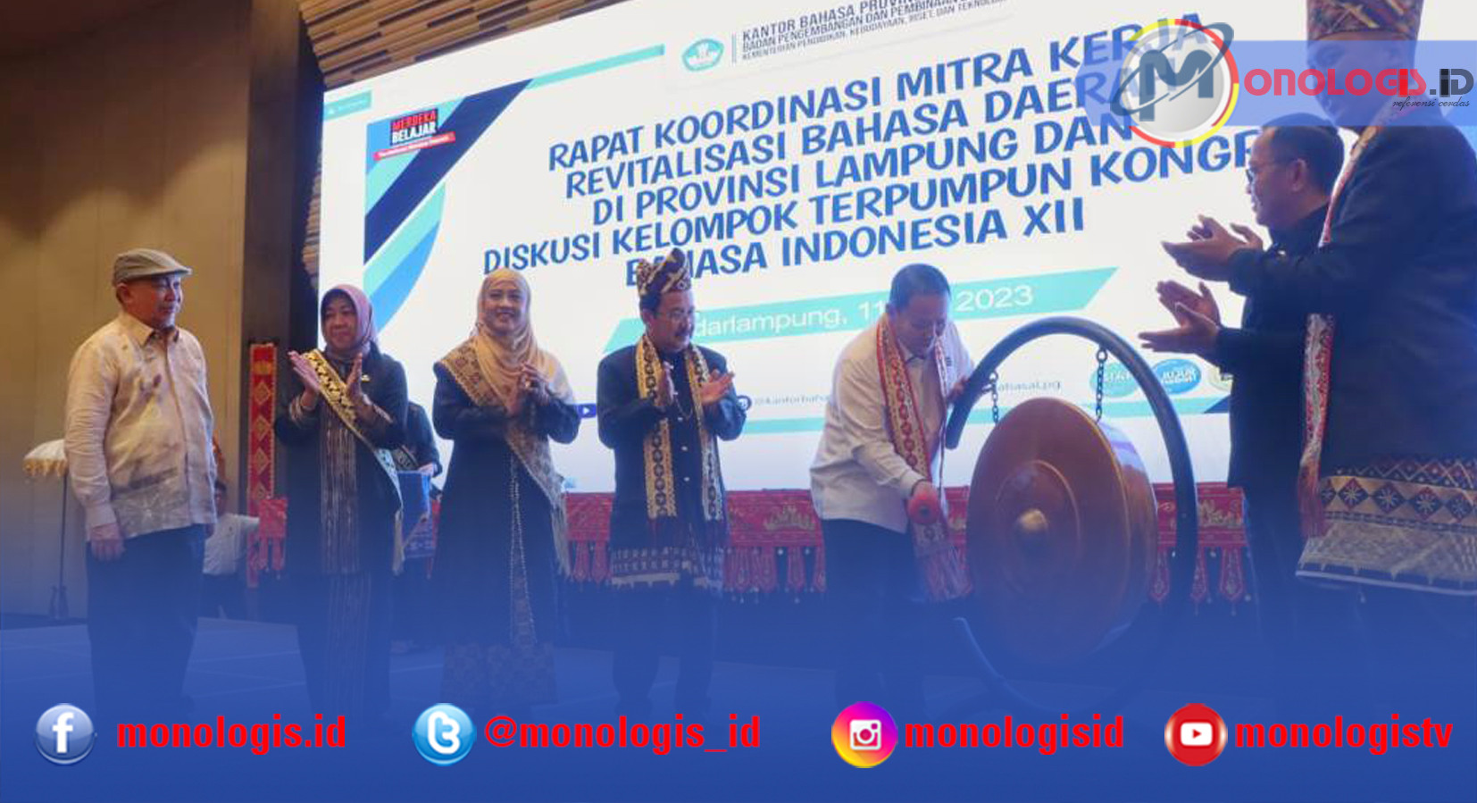 Arinal Djunaidi: Keberadaan Bahasa Daerah Harus Tetap Dijaga dan Dilestarikan