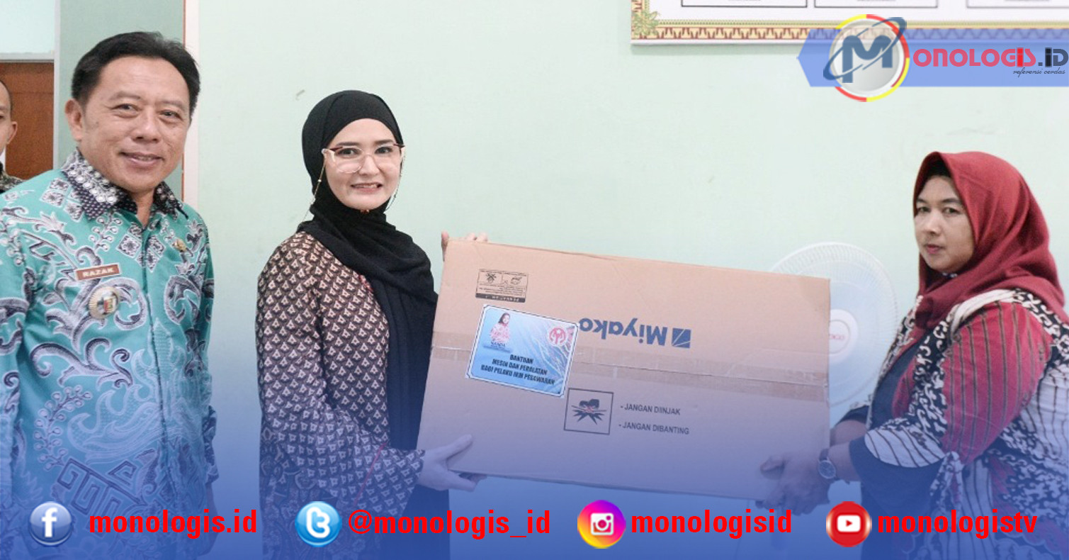 Ketua Dekranasda Pesawaran Serahkan Bantuan ke Pelaku IKM