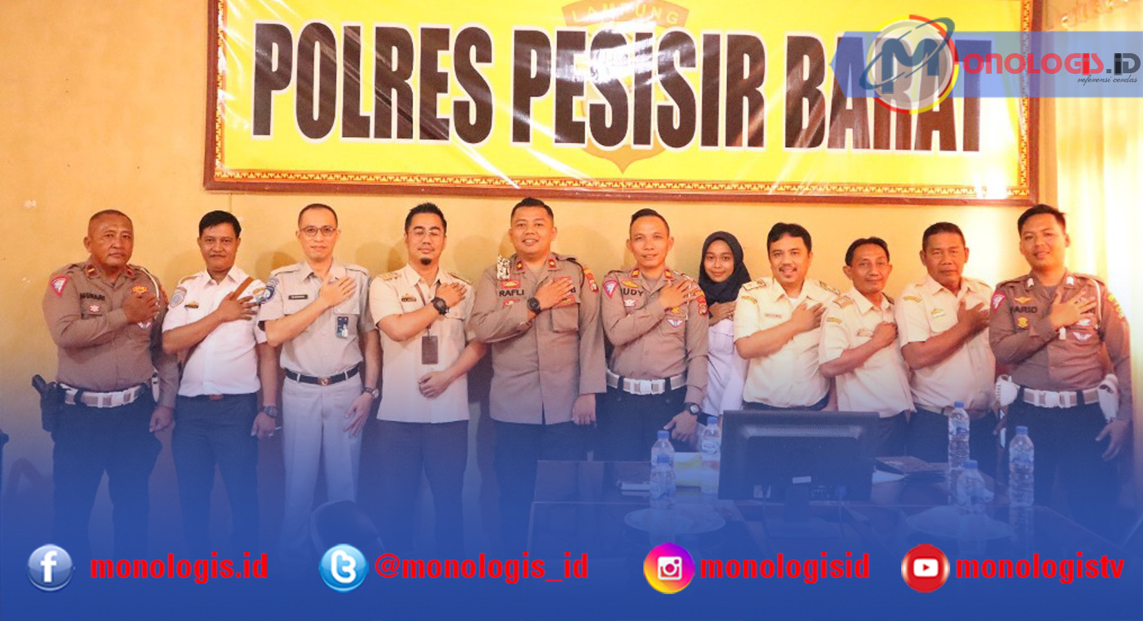 Polres Pesisir Barat Kembali Berlakukan Tilang Manual