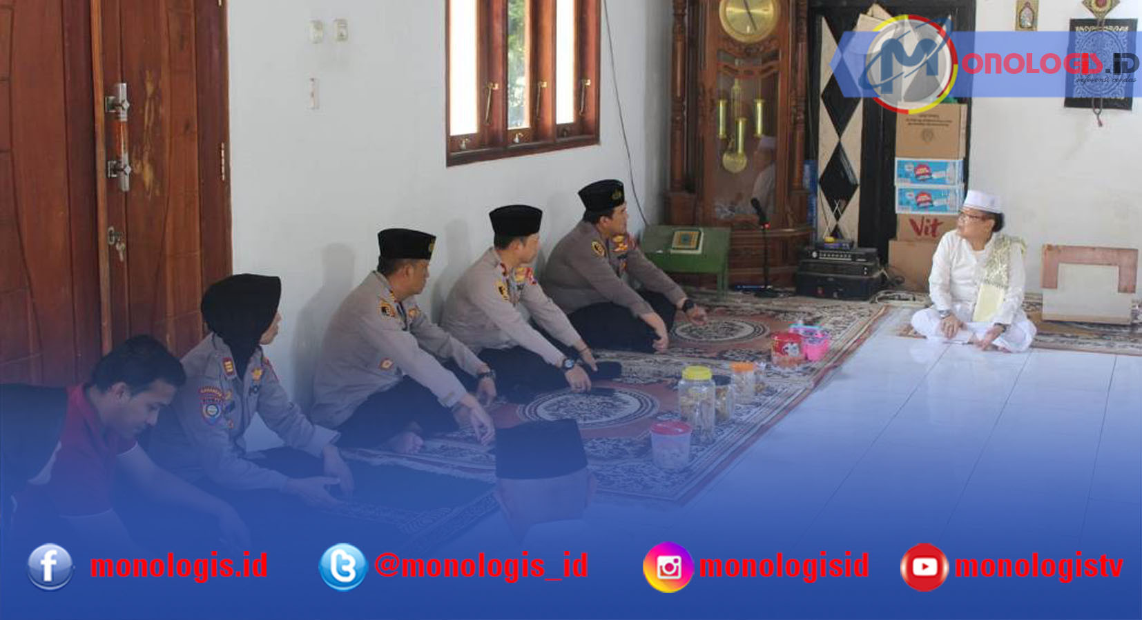 Jalin Kemitraan, Kapolres Serang Sambangi Ponpes Tabidul Ahkam