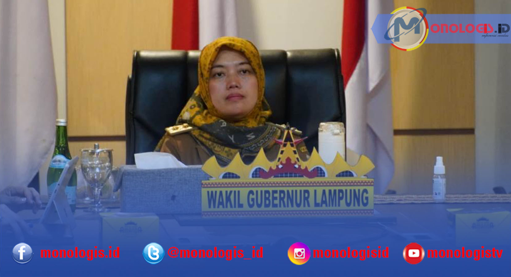 Wagub Lampung Ikuti Rakor Pengendalian Inflasi Daerah dengan Mendagri