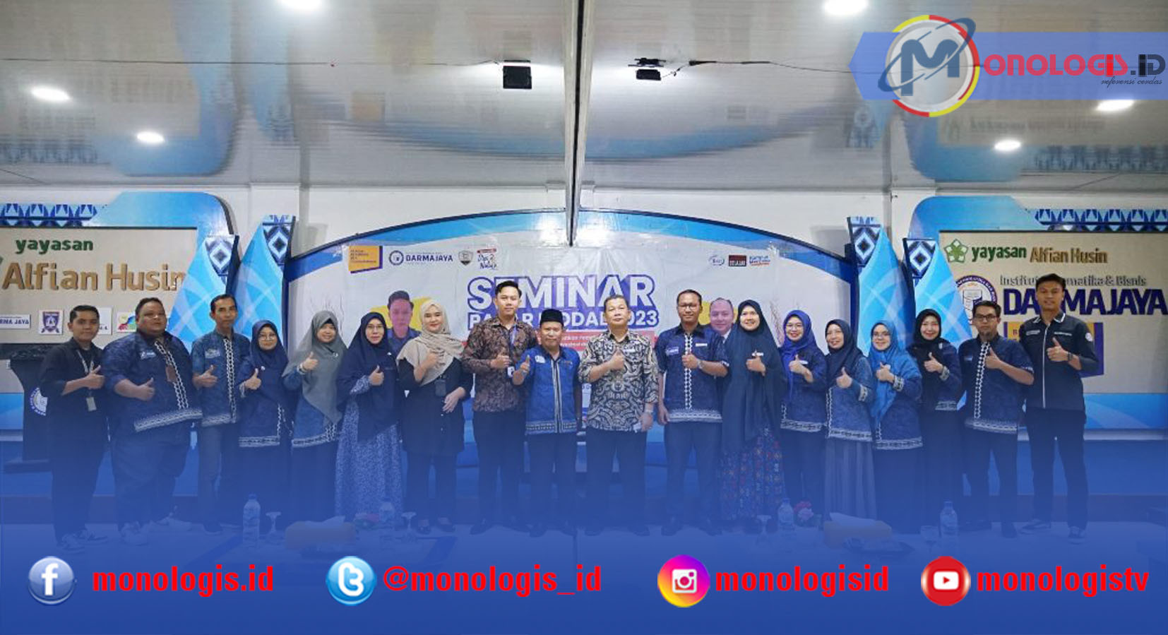 Hima Akutansi IIB Darmajaya Gelar Seminar Pasar Modal 2023