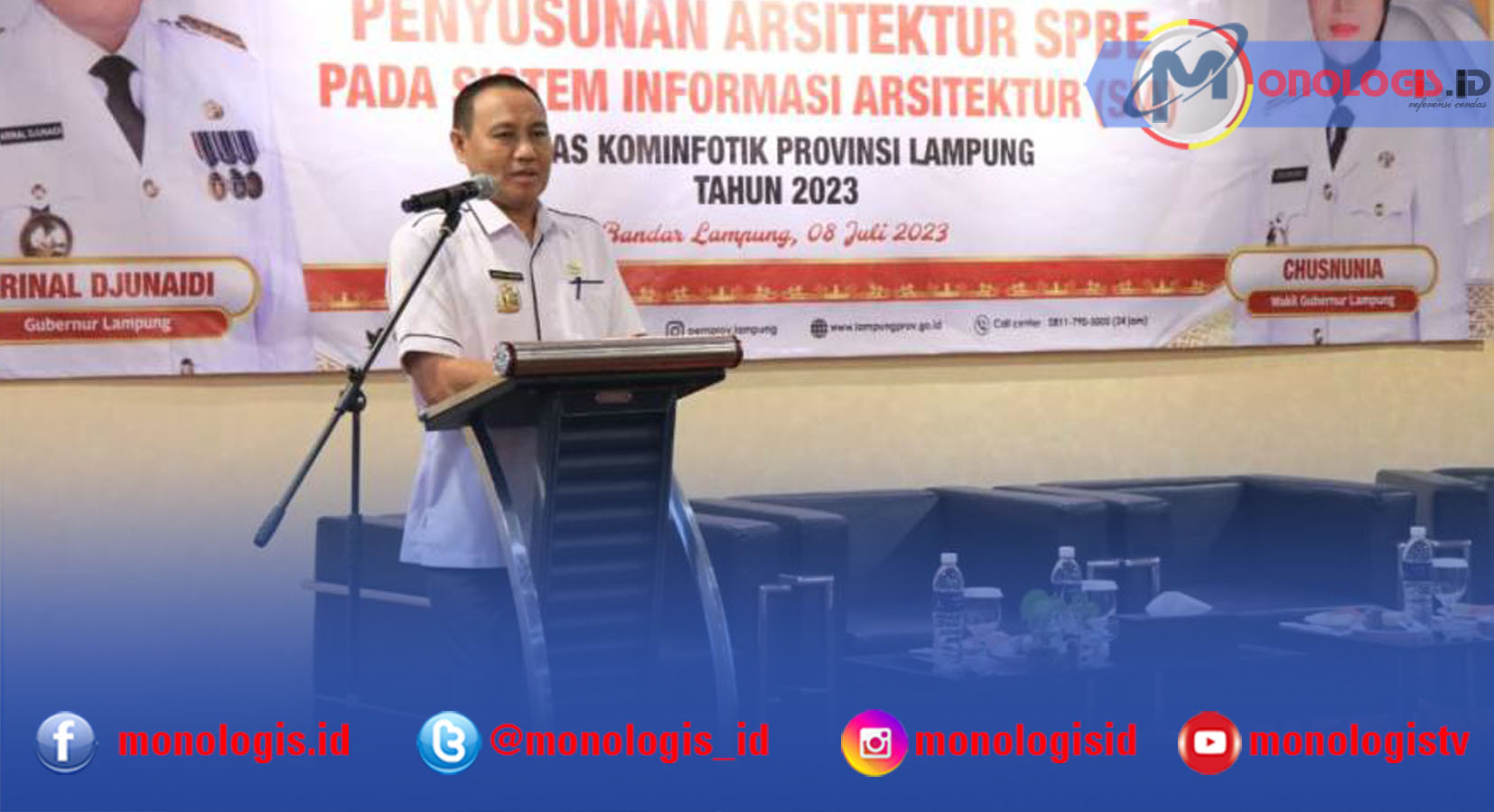 Pemprov Lampung Gelar Sosialisasi Penyusunan Arsitektur SPBE