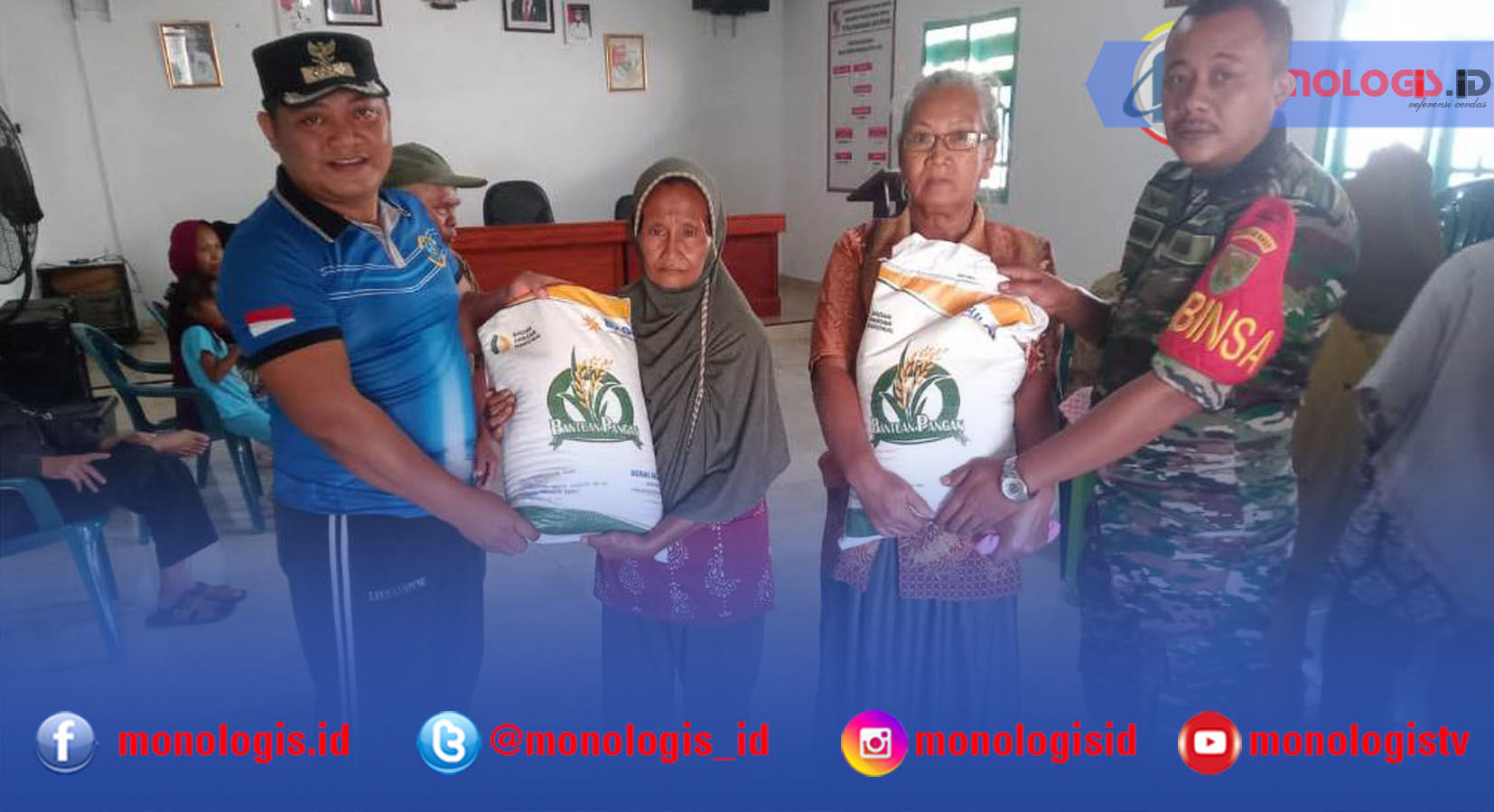 133 KPM Panaraganjaya Utama Tulangbawang Barat Terima Bantuan Beras PKH