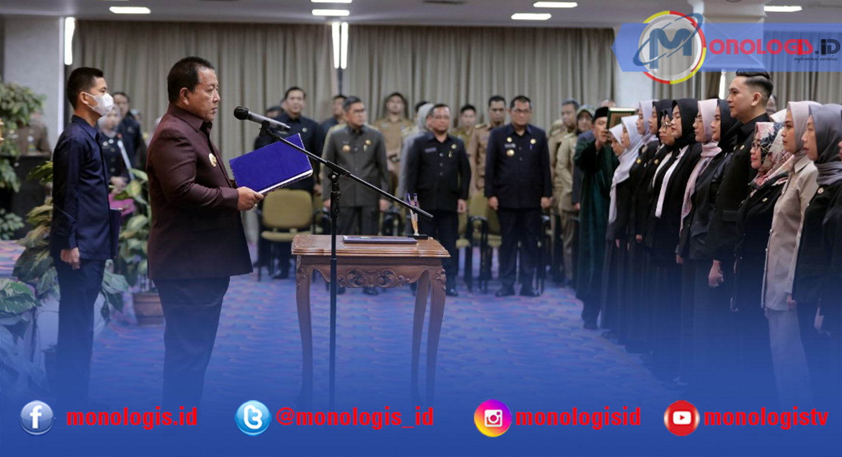 Lantik 405 Pejabat Fungsional, Gubernur Lampung Tekankan Jaga Integritas