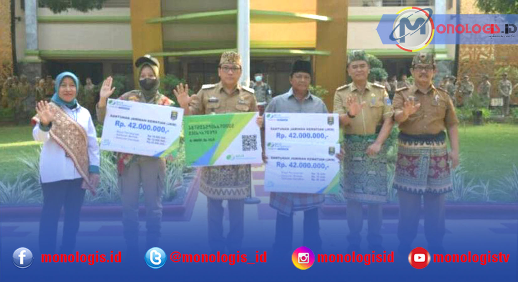 Dua Warga Metro Terima Santunan Jaminan Kematian