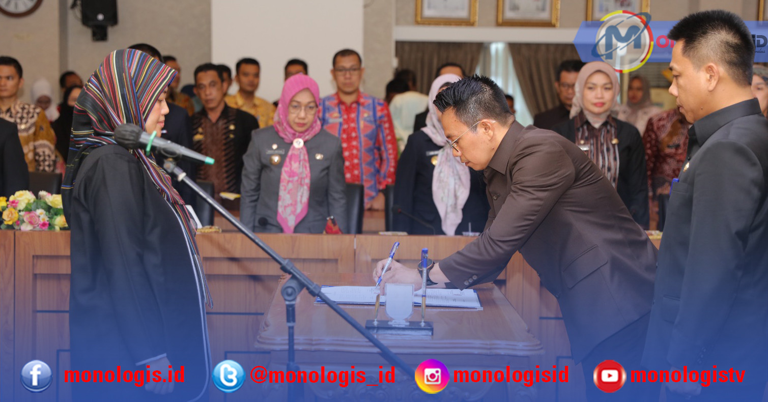 Wagub Lampung Lantik Enam Pejabat Hasil Seleksi Terbuka, Ini Daftarnya