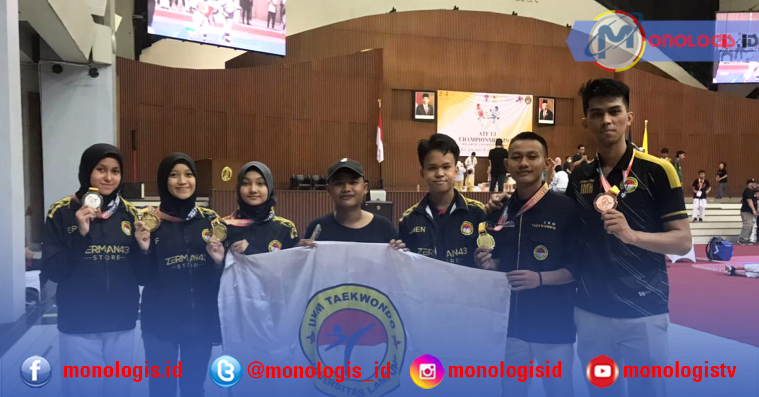 Mahasiswa Unila Bawa Pulang Empat Medali dari Kejurnas Taekwondo di UI