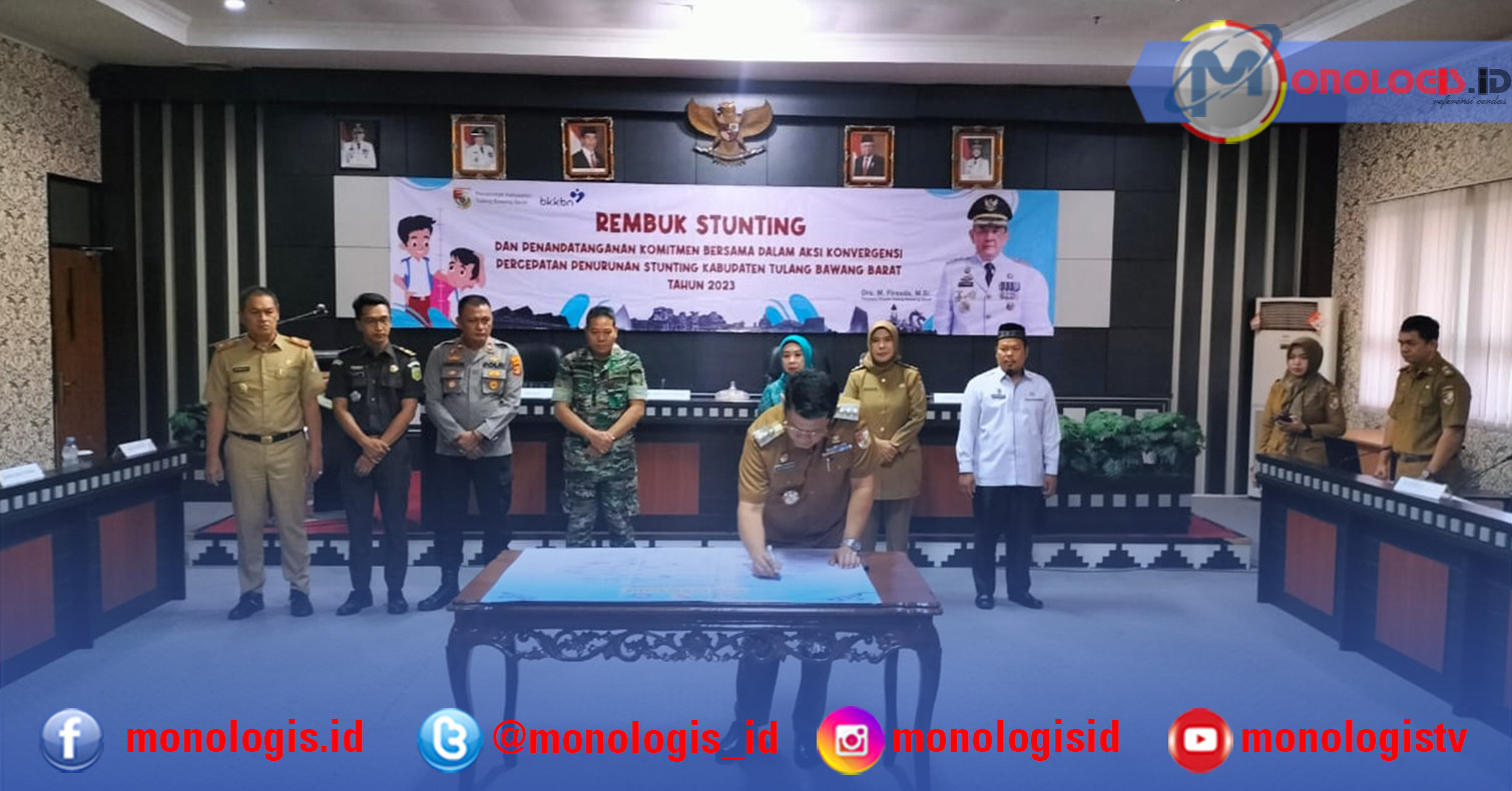 Konvergensi Percepatan Penurunan Stunting di Tulangbawang Barat Butuh Komitmen Semua Pihak