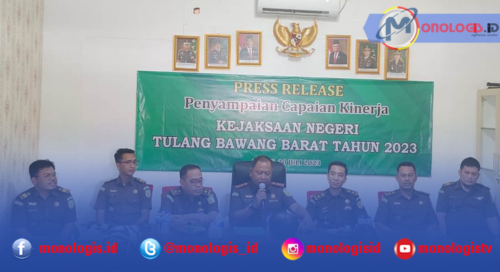 Kejari Tulangbawang Barat Terbanyak Tangani Perkara Narkotika