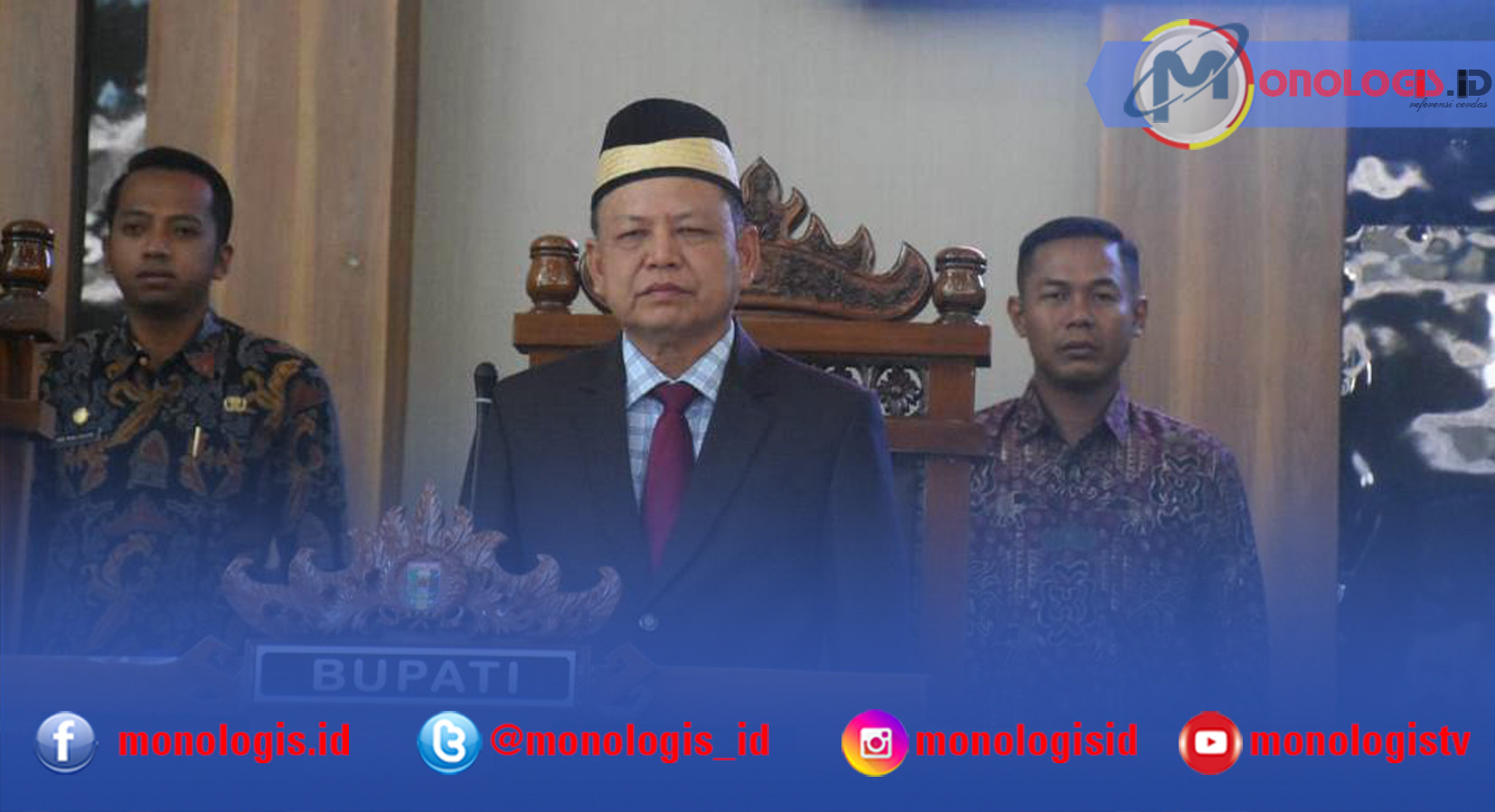 Dawam Rahardjo Hadiri Pelantikan PAW Tiga Anggota DPRD Lampung Timur