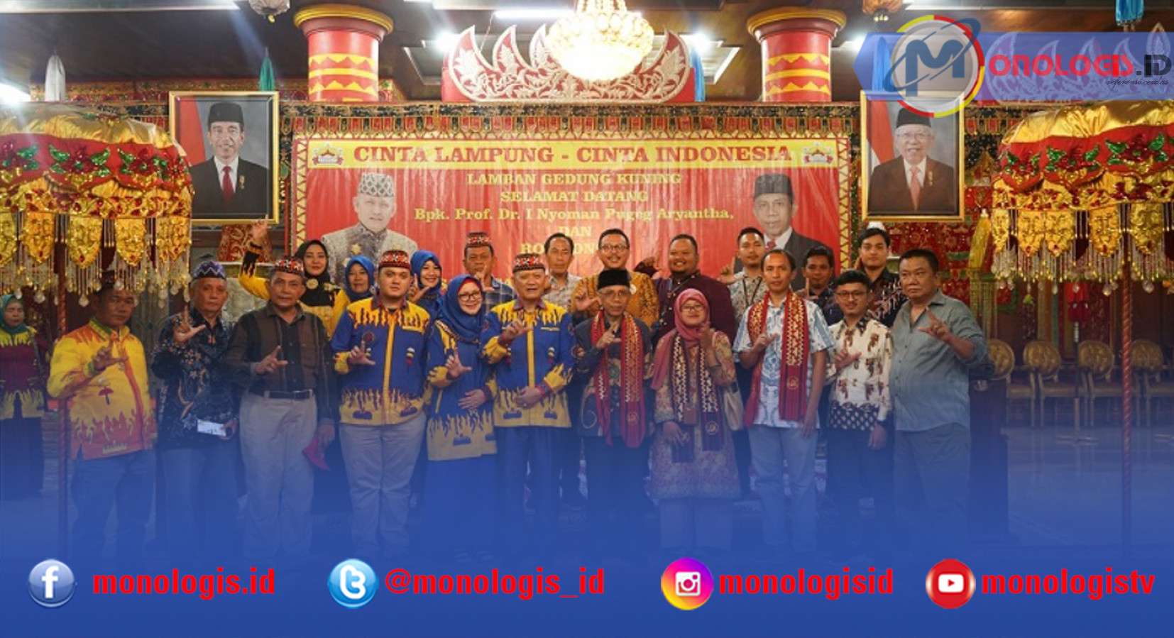 Kunjungi Lamban Kuning, Rektor Itera Dukung Pelestarian dan Pengembangan Budaya Lampung